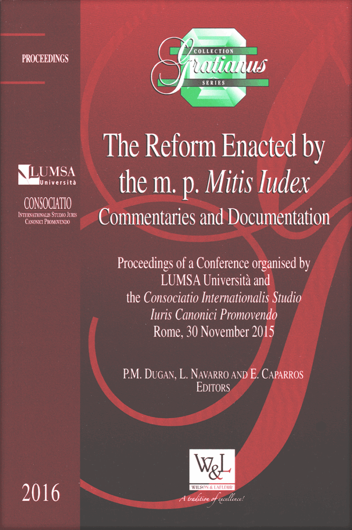 The Reform Enacted by the m.p. <i> Mitis Iudex </i>