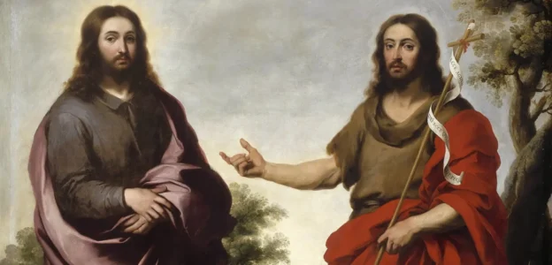 St John the Baptist Pointing to Christ Murillo