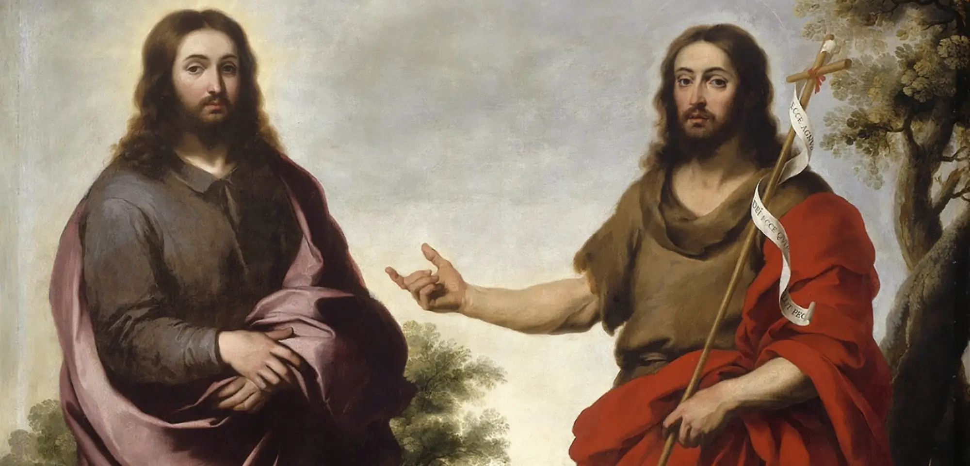 St John the Baptist Pointing to Christ Murillo Catholic publisher