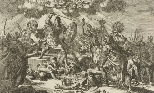 The Christian Knight by Jan Luyken