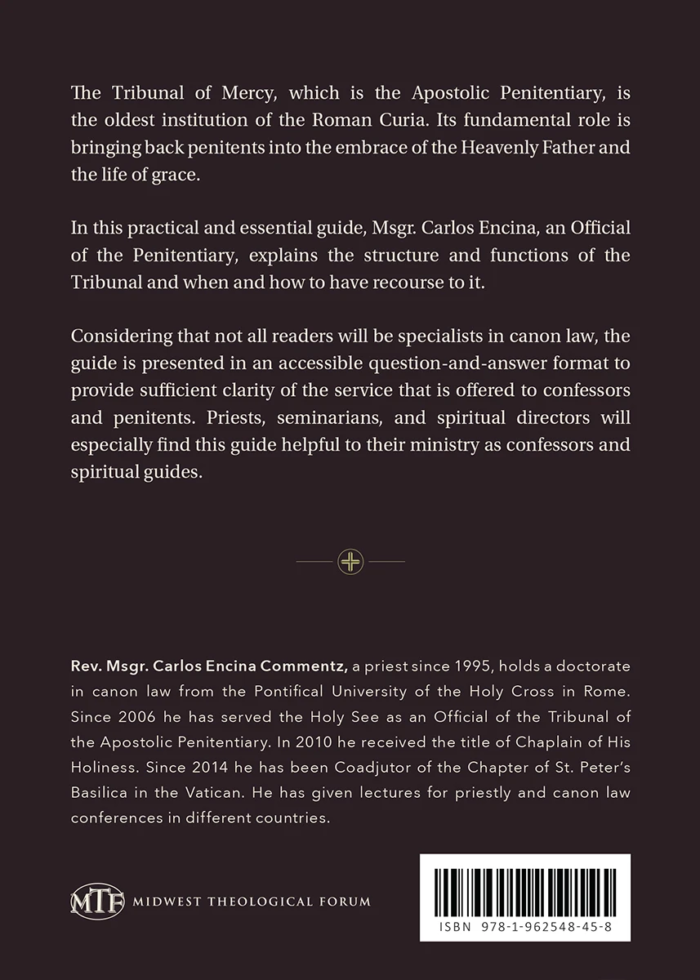 Apostolic Penitentiary Back Cover