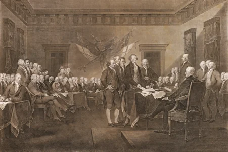 Signing the Declaration of Independence (1823)