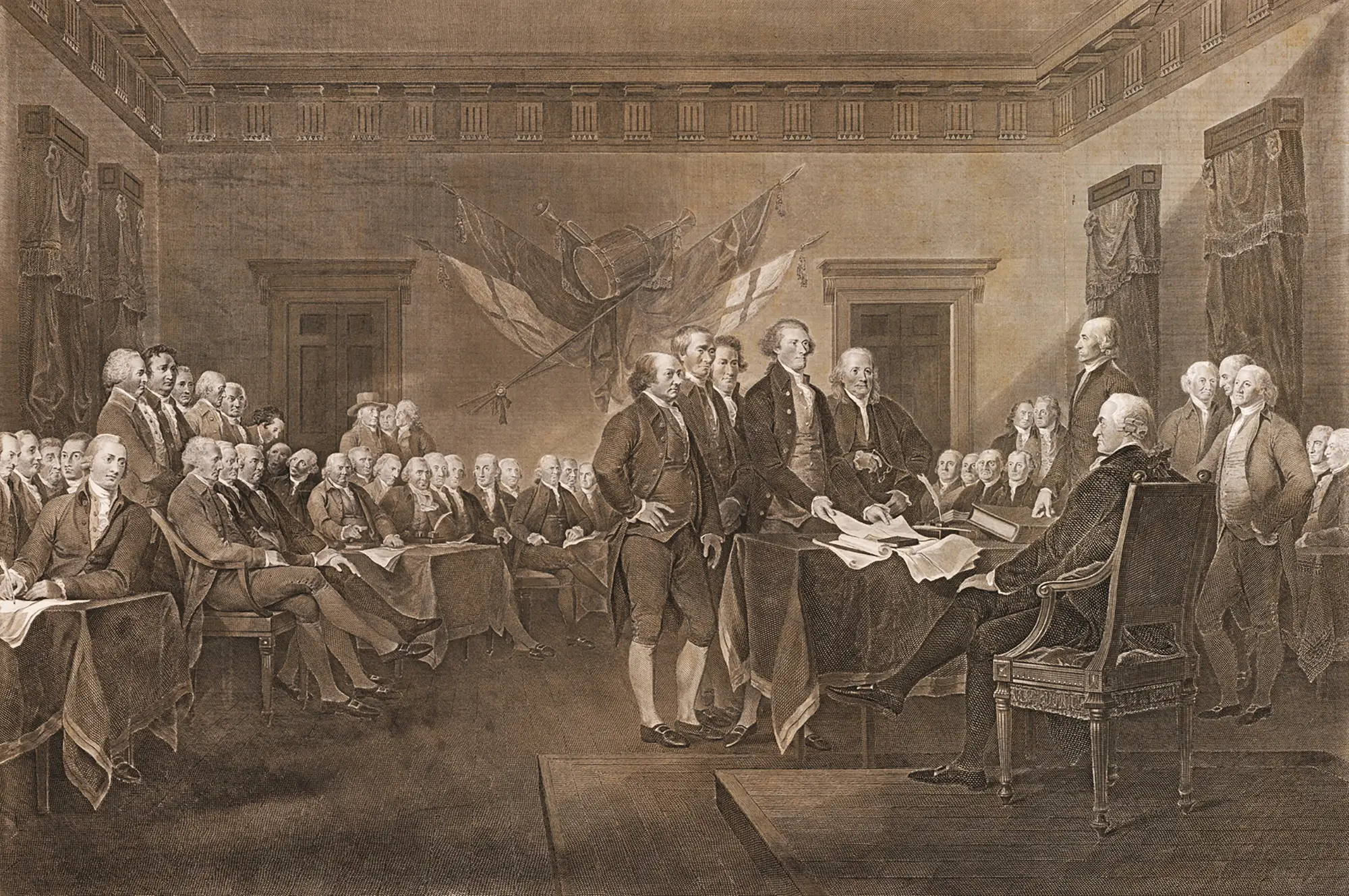Signing the Declaration of Independence (1823)