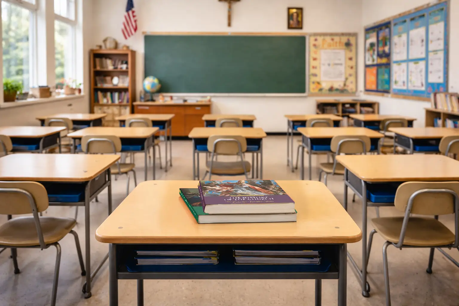 Didache books in a classroom