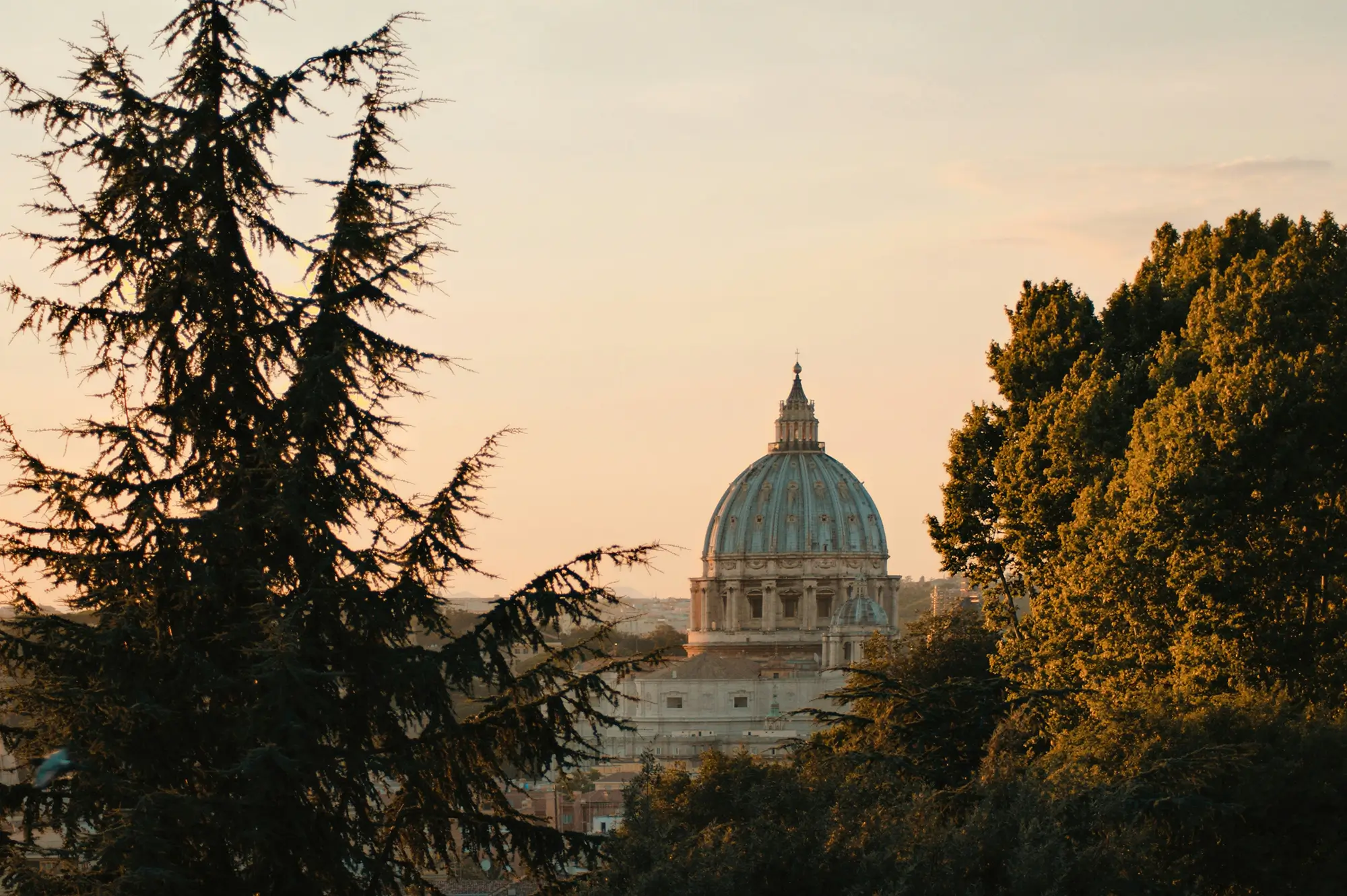 The Rome Experience, view of St. Peter's Basilica
